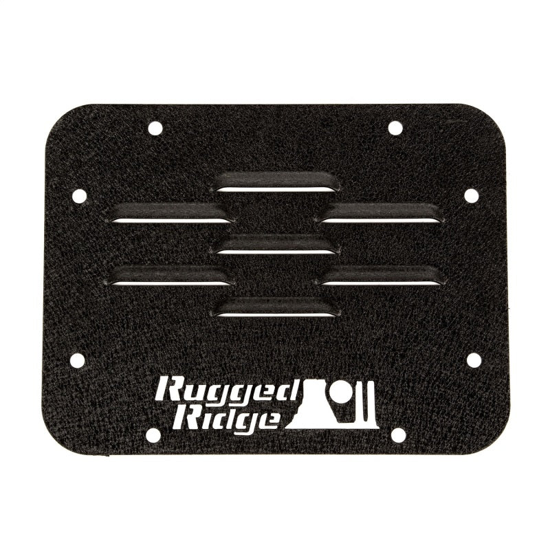 Rugged Ridge Tire Carrier Delete Plate 07-18 Jeep Wrangler JK Spare Tire Carriers Rugged Ridge