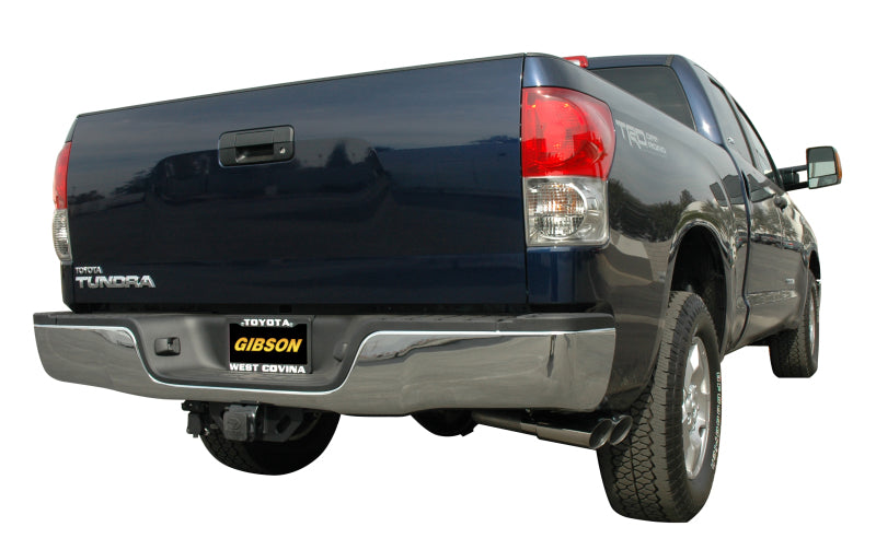 Gibson 14-19 Toyota Tundra SR 4.6L 2.5in Cat-Back Dual Sport Exhaust - Stainless Catback Gibson