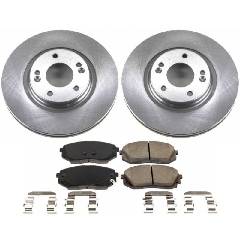 Power Stop 16-19 Hyundai Sonata Front Autospecialty Brake Kit Brake Kits - OE PowerStop
