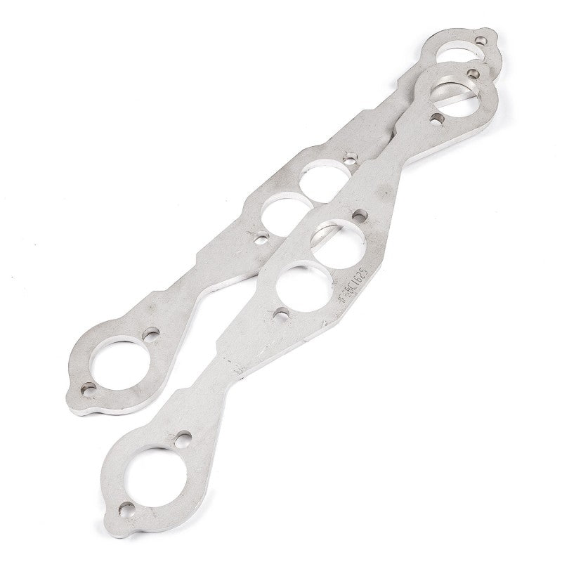 Stainless Works Small Block Chevy Round Port Header 304SS Exhaust Flanges 1-5/8in Primaries Flanges Stainless Works