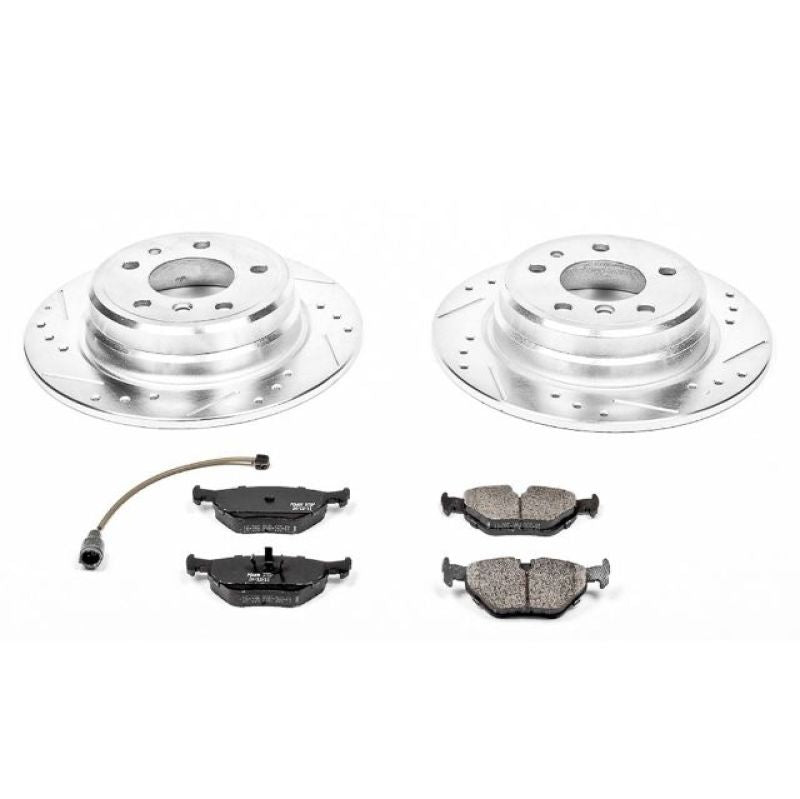 Power Stop 90-95 BMW 525i Rear Z23 Evolution Sport Brake Kit Brake Kits - Performance D&S PowerStop
