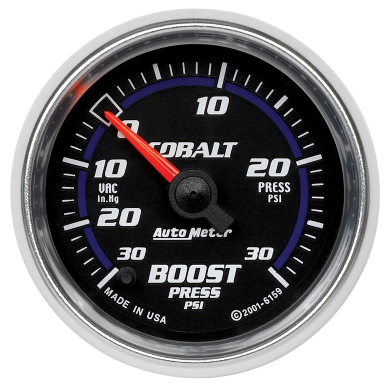 Autometer Cobalt 52mm 30 PSI Electronic Boost Gauge Gauges AutoMeter