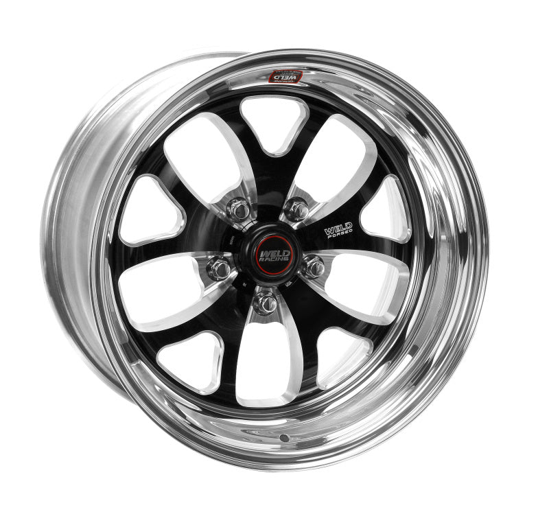 Weld S76 17x4.7 / 5x4.5 BP / 2.9in. BS Black Wheel (Medium Pad) - Non-Beadlock Wheels - Forged Weld