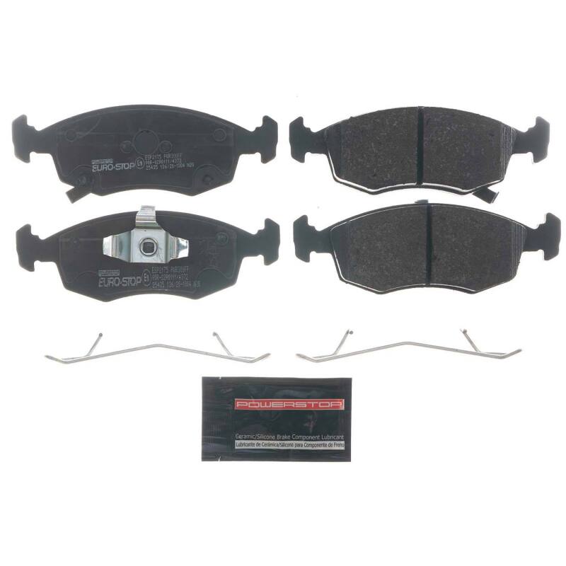 Power Stop 12-19 Fiat 500 Euro-Stop ECE-R90 Front Brake Pads Brake Pads - OE PowerStop