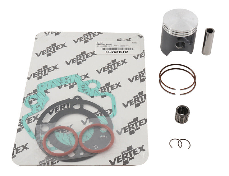 Vertex Piston 00-03 Kawasaki KX 65 65cc Top End Piston Kit Piston Sets - Powersports Vertex Pistons