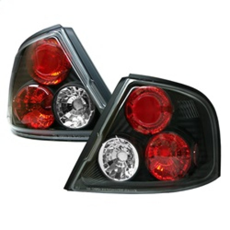 Spyder Nissan Altima 98-01 Euro Style Tail Lights Black ALT-YD-NA98-BK Tail Lights SPYDER