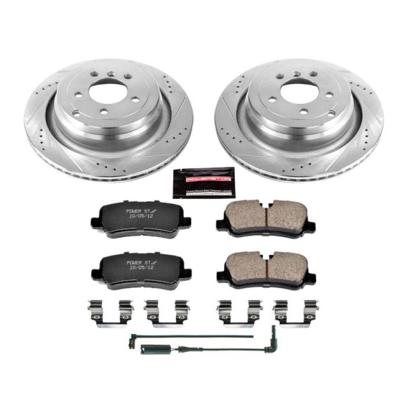 Power Stop 06-12 Land Rover Range Rover Rear Z23 Evolution Sport Brake Kit Brake Kits - Performance D&S PowerStop