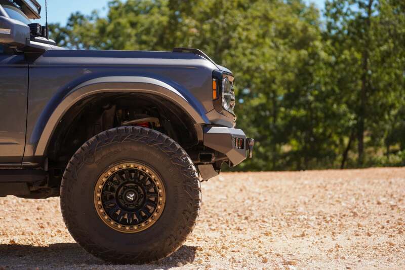 DV8 Offroad 2021+ Ford Bronco Front Bumper V2 - OE Plus Series (Works w/o ACC Relocation) Bumpers - Steel DV8 Offroad