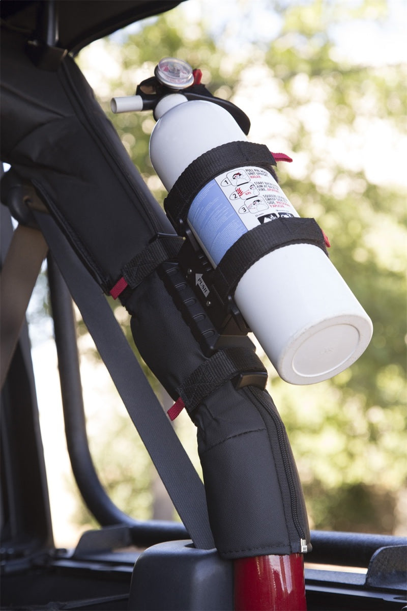 Rugged Ridge 76-20 Jeep Wrangler Elite Fire Extinguisher Holder Roll Cage Components Rugged Ridge