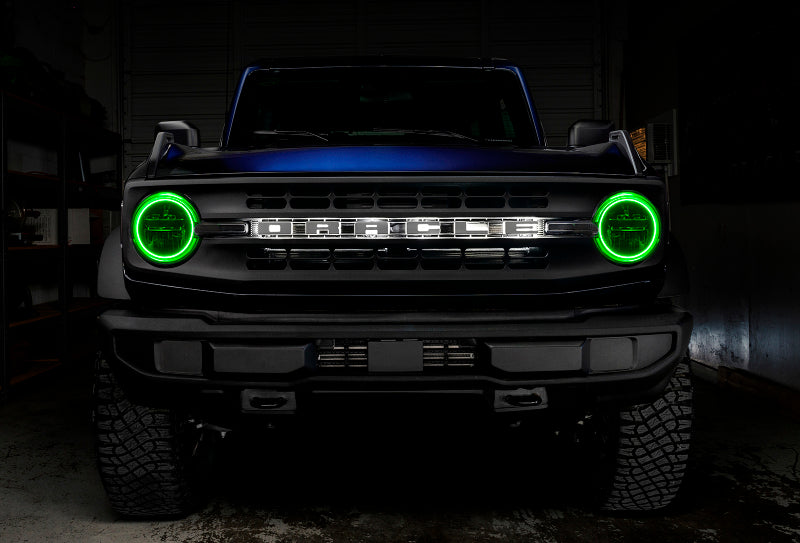 Oracle 2021 Ford Bronco Base Headlight LED Halo Kit - ColorSHIFT - w/ RF Controller Headlights ORACLE Lighting