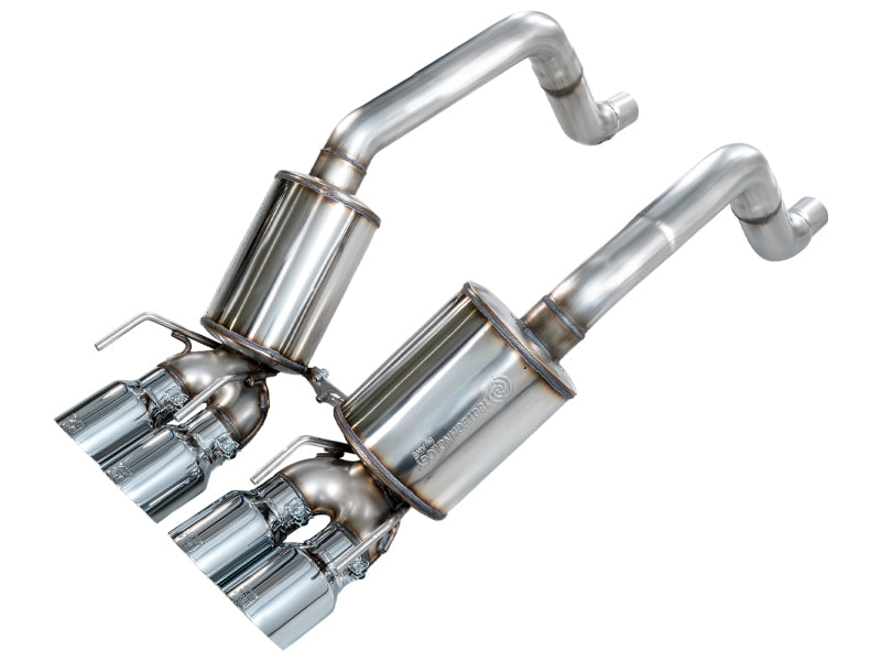 AWE Tuning 09-13 Chevrolet Corvette 6.2L Touring Edition Axle-Back Exhaust w/ Chrome Silver Tips Axle Back AWE Tuning