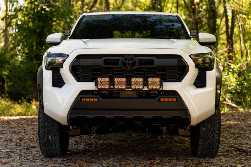 Diode Dynamics 2024 Toyota Tacoma SS5 Grille CrossLink Lightbar Kit - Pro Yellow Combo Light Accessories and Wiring Diode Dynamics