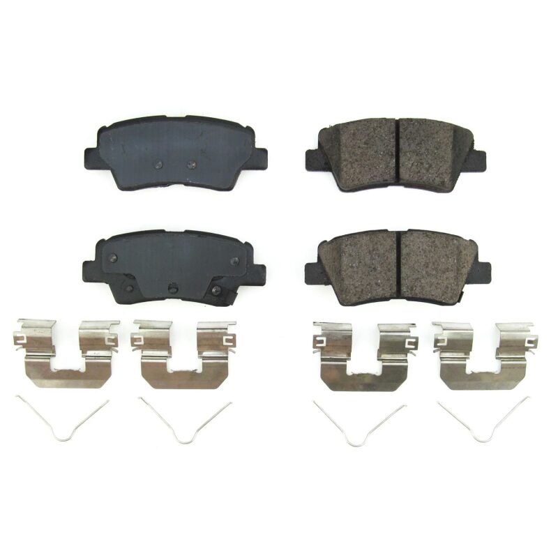 Power Stop 19-21 Hyundai Nexo Rear Z17 Evo Ceramic Brake Pads w/Hardware Brake Pads - OE PowerStop