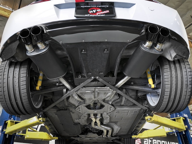 aFe MACH Force-Xp 2-1/2in 304 SS Cat-Back Exhaust w/ Black Tips 05-08 BMW Z4 M Coupe (E86) L6 3.2L Catback aFe
