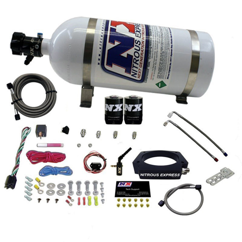 Nitrous Express 2014+ GM 6.2L Truck Nitrous Plate Kit (35-300HP) w/10lb Bottle Nitrous Systems Nitrous Express