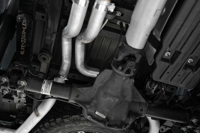 MBRP 17-20 Ford F-150 Raptor 3.5L Ecoboost Dual Rear Exit T409 3in Resonater Back Exhaust System Catback MBRP