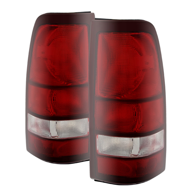 xTune Chevy Silverado 99-02 / GMC Sierra 99-06 OE Style Tail Lights Red Smoke ALT-JH-CS99-OE-RSM Tail Lights SPYDER