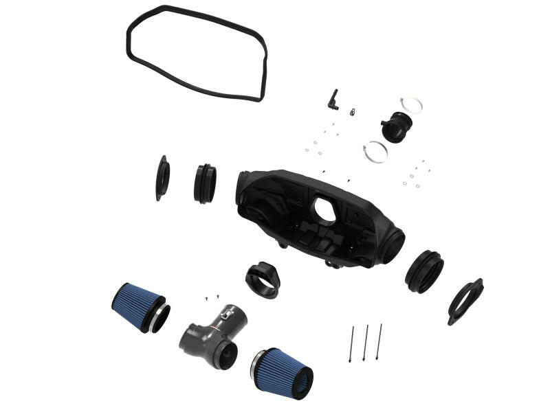 aFe 2020 Chevrolet Corvette C8 Track Series Carbon Fiber Cold Air Intake System With Pro 5R Filters Cold Air Intakes aFe