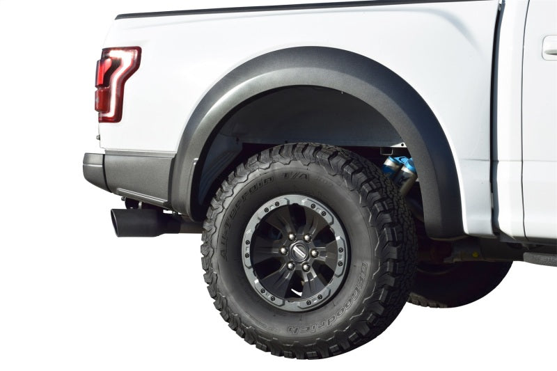 Gibson 17-19 Ford F-150 Raptor 3.5L 3.5in Cat-Back Single Exhaust - Black Elite Catback Gibson