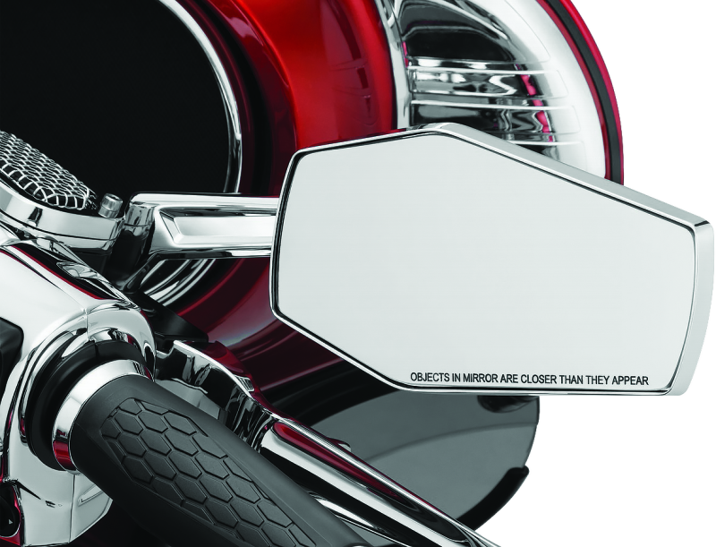 Kuryakyn Hex Mirrors Chrome Rear View Mirrors Kuryakyn