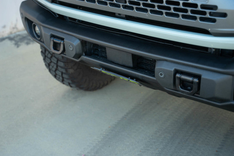 DV8 Offroad 2021 Ford Bronco Capable Bumper Slanted Front License Plate Mount Uncategorized DV8 Offroad