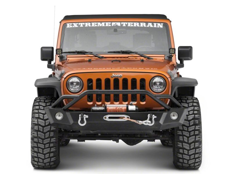 Raxiom 07-18 Jeep Wrangler JK Axial Series Windshield Pillar Mounted Light Brackets Brackets Raxiom