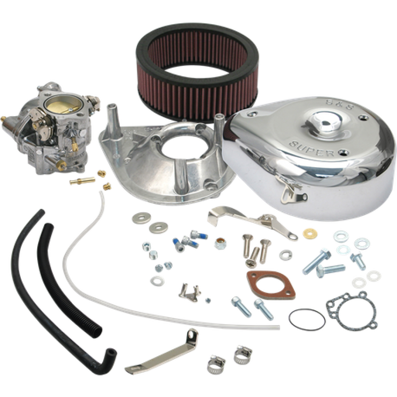 S&S Cycle 66-84 BT Super E Carburtetor Kit w/o Manifold & Mounting Hardware Headers & Manifolds S&S Cycle