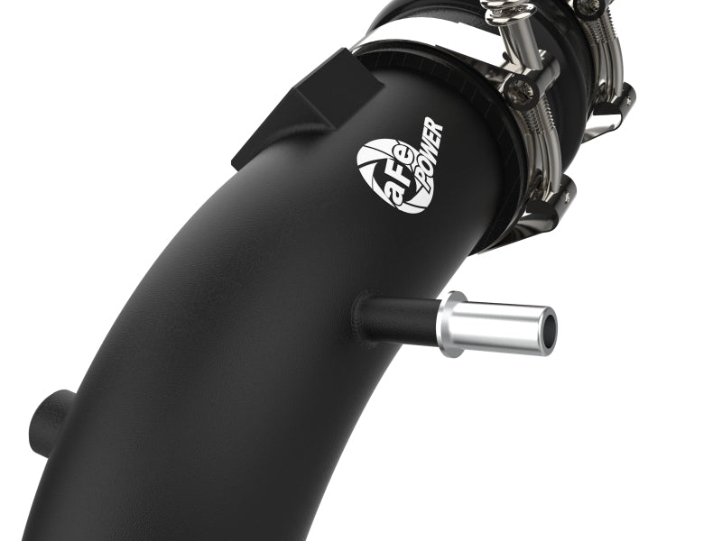 aFe Bladerunner Intercooler Cold Charge Pipe Black 3.5-2.75in 2021+ Ford F-150 V6-2.7L (tt) Intercoolers aFe