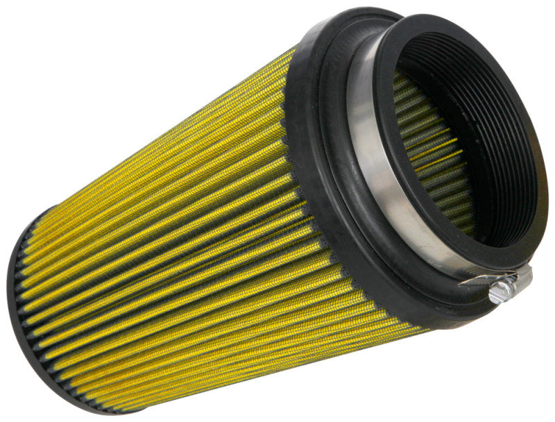 Airaid Universal Air Filter - Cone 4in Flange x 6in Base x 4-5/8in Top x 9in Height - Synthaflow Air Filters - Universal Fit Airaid