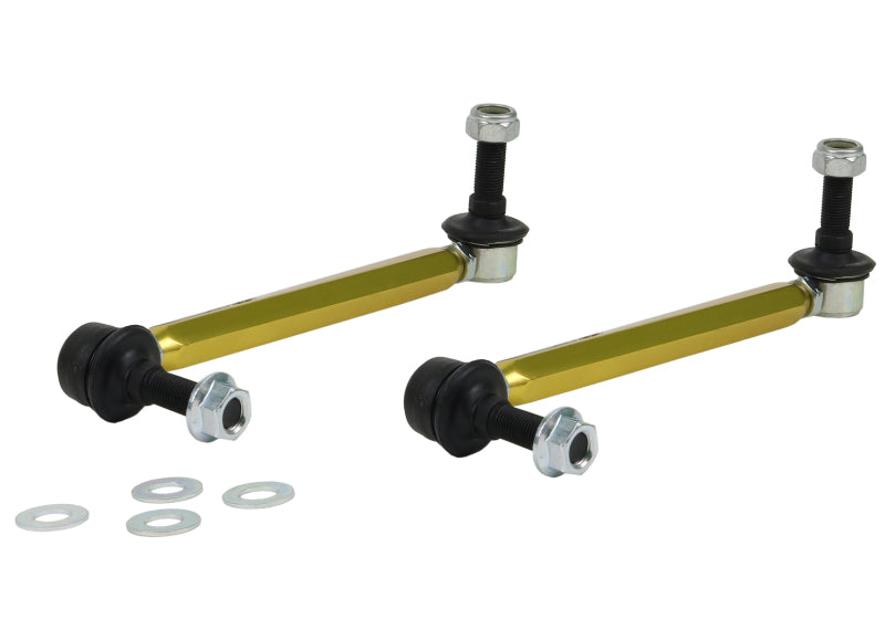 Whiteline Universal Sway Bar - Link Assembly Heavy Duty Adjustable Steel Ball Sway Bar Endlinks Whiteline