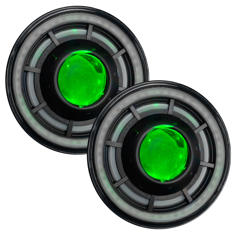 Oracle Oculus 7in ColorSHIFT Bi-LED Projector Headlights for Jeep Wrangler JK Headlights ORACLE Lighting