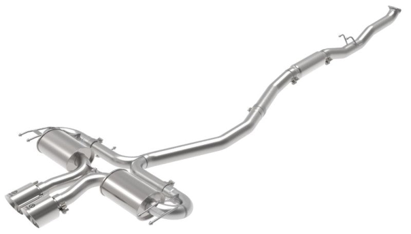 aFe Takeda 3in 304 SS Cat-Back Exhaust System w/Polished Tips 17-21 Honda Civic Sport L4-1.5L (t) Catback aFe