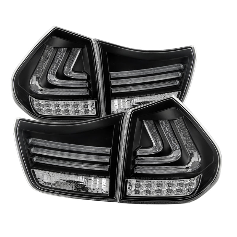 Spyder Lexus RX330/RX350 04-09 LED Tail Lights Black ALT-YD-LRX04-LED-BK Tail Lights SPYDER