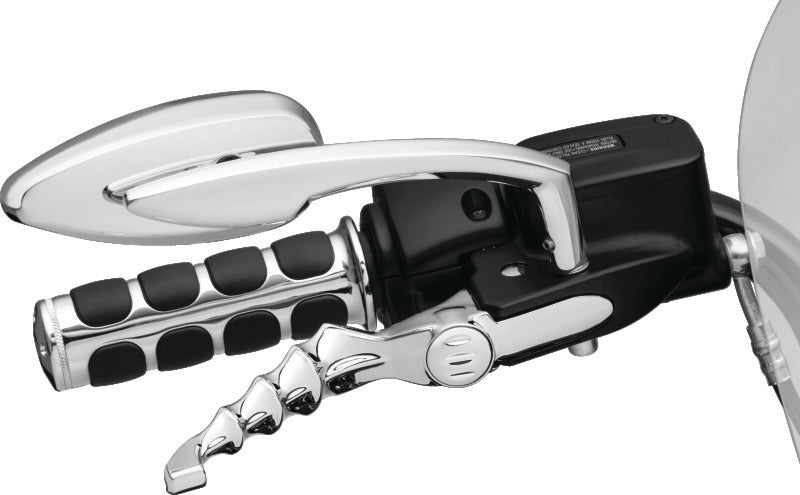 Kuryakyn Teardrop Mirrors Chrome Rear View Mirrors Kuryakyn