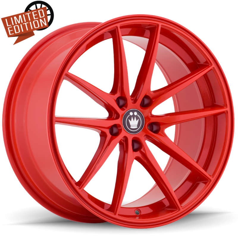 Konig Oversteer 18x8 5x114.3 ET45 Gloss Red Wheels - Cast Konig