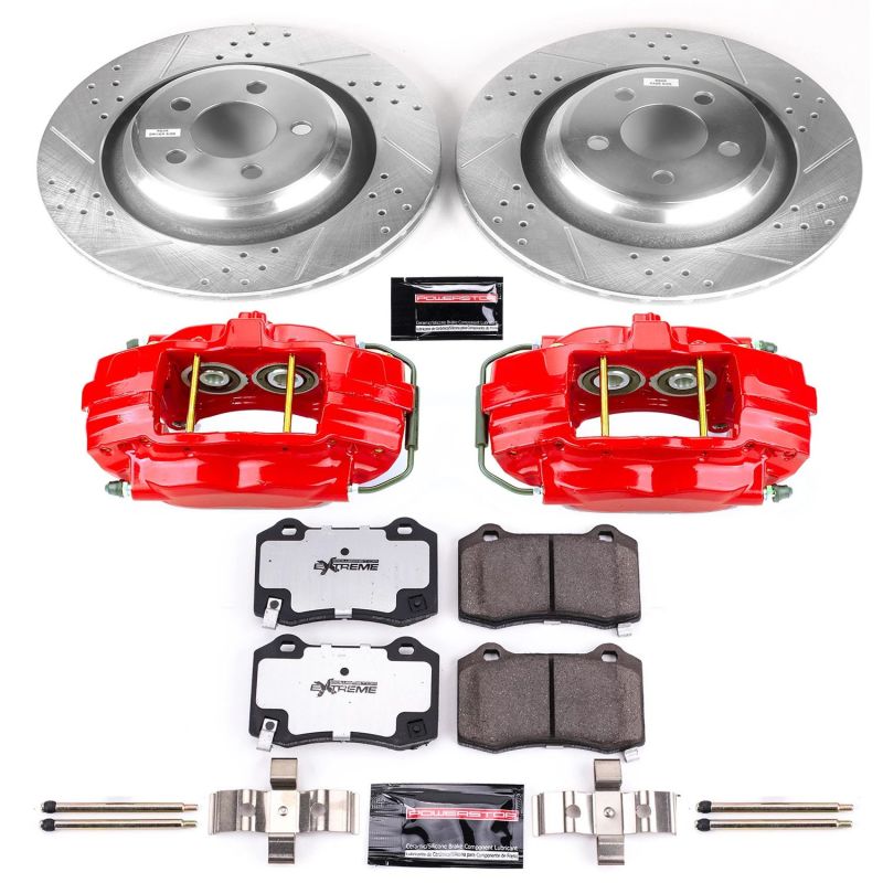 Power Stop 05-10 Chrysler 300 Rear Z26 Street Warrior Brake Kit w/Calipers Brake Kits - Performance D&S PowerStop