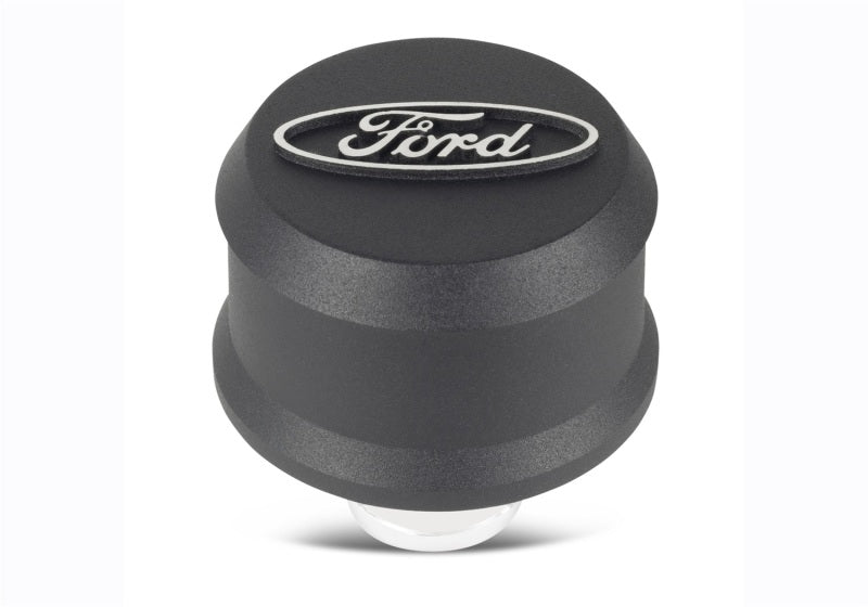 Ford Racing Slant Edge Breather - Black Engine Breather Filters Ford Racing