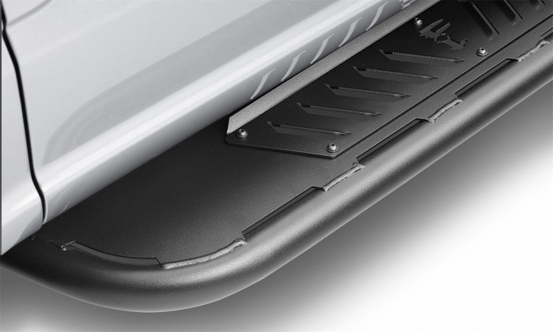 N-FAB 07-21 Toyota Tundra Crew Crab Roan Running Boards - Textured Black Running Boards N-Fab