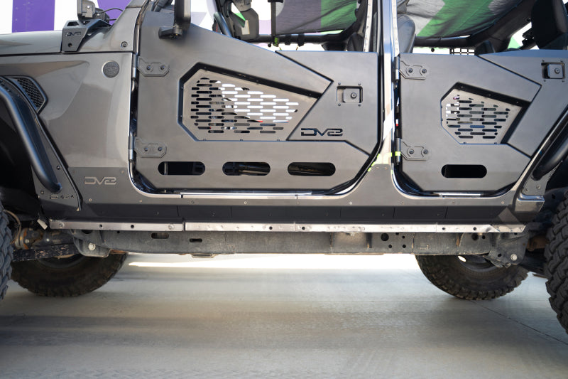 DV8 Offroad 18-23 Jeep Wrangler JL Rock Skins (4 Door Only) Body Armor & Rock Rails DV8 Offroad