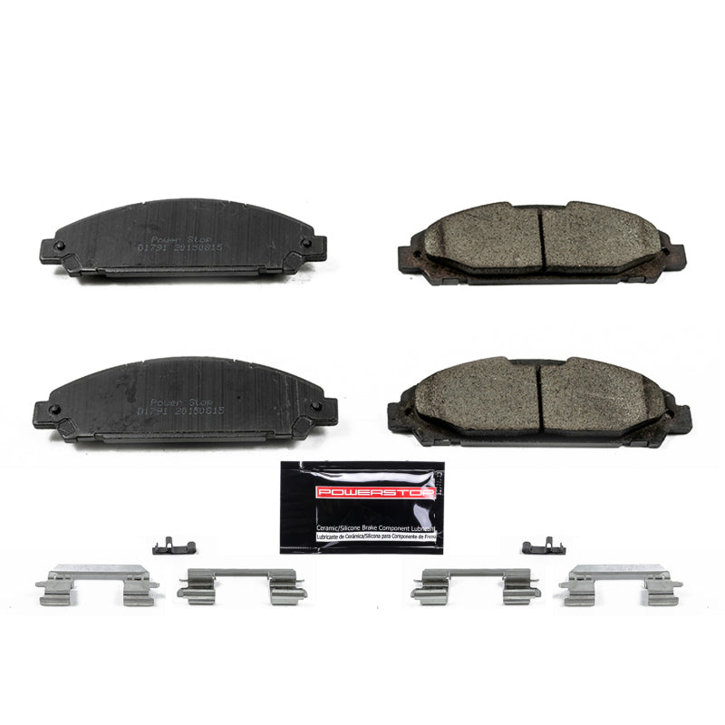 Power Stop 15-19 Ford Mustang Front Z23 Evolution Sport Brake Pads w/Hardware Brake Pads - Performance PowerStop