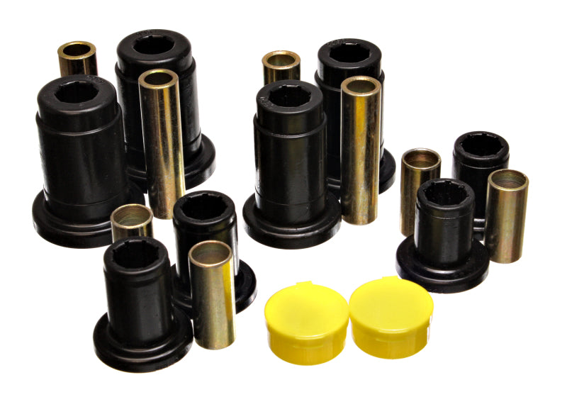 Energy Suspension 92-97 Mercury Gr Marquis / 92-97 Ford Crown Victoria Blk Front End C/A Bushing Set Bushing Kits Energy Suspension