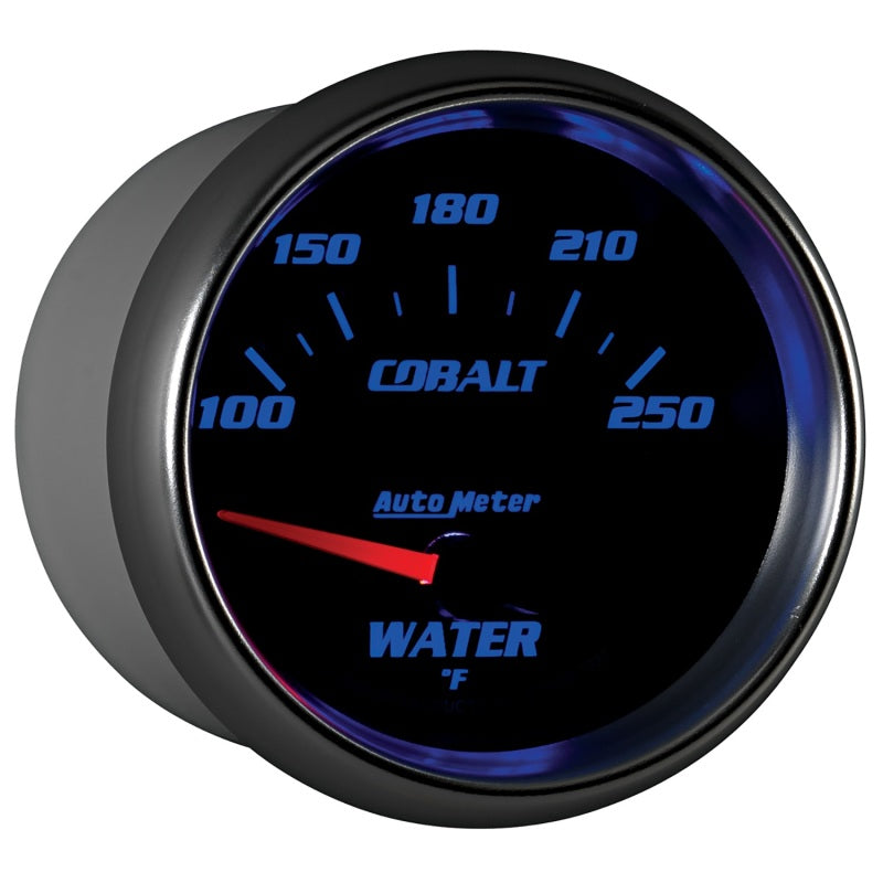 Autometer Cobalt 66mm 100-250 Degree F Electric Water Temperature Gauge Gauges AutoMeter