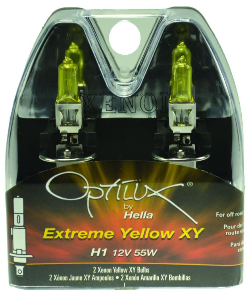 Hella Optilux H1 12V/55W XY Yellow Bulb Bulbs Hella