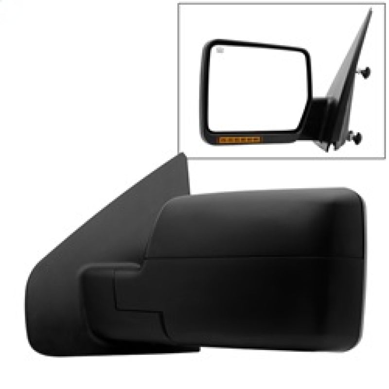 xTune Ford F150 04-06 Power Heated Amber LED Signal OE Mirror Left MIR-03348AEBH-P-L Side Mirrors SPYDER
