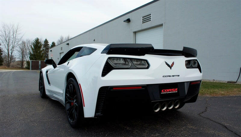 Corsa 2015+ Chevrolet Corvette C7 Z06 2.75in Dual Rear Xtreme Cat-Back Exhaust w/ Quad Polis Catback CORSA Performance
