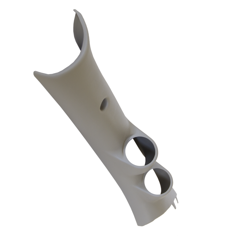 Autometer 10-12 Dodge Ram 52mm Taupe Dual Pillar Pod Gauge Pods AutoMeter