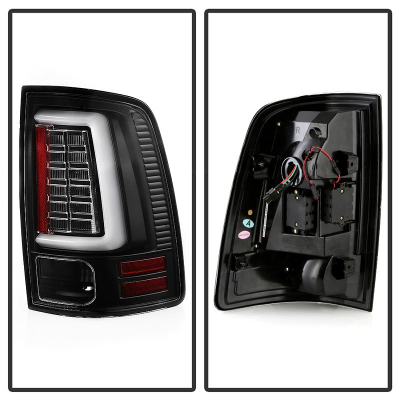 Spyder Dodge Ram 09-18 LED Tail Lights - All Black ALT-YD-DRAM09V2-LED-BKV2 (Incandescent Only) Tail Lights SPYDER
