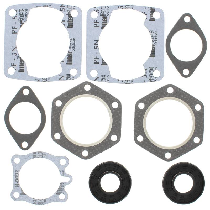 Vertex Gaskets 77-79 Polaris TX/X-TX Complete Gasket Kit w/ Oil Seals Engine Hardware Vertex Pistons