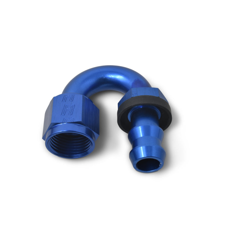 Russell Performance -8 AN Twist-Lok 180 Degree Hose End (3/4in Radius) Fittings Russell