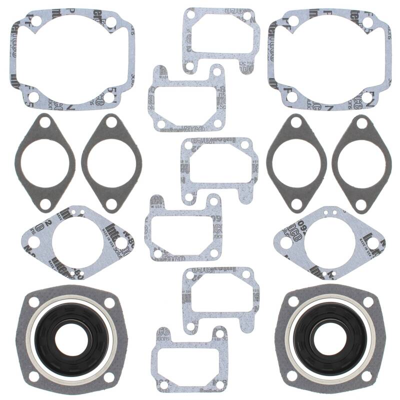 Vertex Gaskets 74-75 Arctic Cat Lynx/Pantera (Kawasaki) FC/2 Complete Gasket Kit w/ Oil Seals Engine Hardware Vertex Pistons